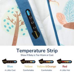 Cozy Safe Nourrissons Vêtements Bébé Sac De Couchage Blanc Coton Réglable Portable Sac De Couchage 1 <span class=keywords><strong>Tog</strong></span> <span class=keywords><strong>avec</strong></span> Manches Longues - Product Image 3