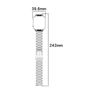 BEEFLYPOWER Nuevo Producto Correa de Acero Inoxidable para <span class=keywords><strong>Mi</strong></span> Watch <span class=keywords><strong>Lite</strong></span> <span class=keywords><strong>3</strong></span>, Brazalete para Xiaomi Redmi Watch <span class=keywords><strong>3</strong></span> - Product Image 3