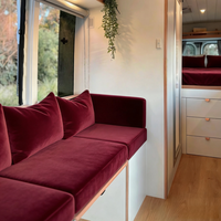 Matelas de remplacement en mousse à mémoire de forme de luxe découpé sur mesure pour canapé, idéal pour voiture, caravane, camping-car - Léger et à récupération lente