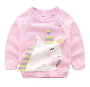 À la mode all-match printemps et automne nouveau <span class=keywords><strong>pull</strong></span> pour enfants laine garde au chaud belle <span class=keywords><strong>licorne</strong></span> modélisation garçon et <span class=keywords><strong>fille</strong></span> <span class=keywords><strong>pull</strong></span> - Product Image 4