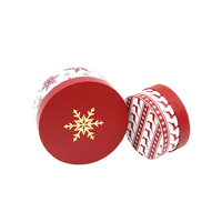 Scatola Regalo Rotonda Opaca Personalizzata in Cartone per Natale, Festività, Abbigliamento, Sorprese, Tubo per Spedizione FSC, Torte