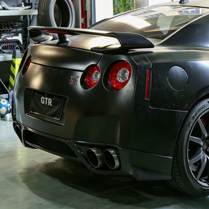 Nuevo Difusor Trasero de Fibra de Carbono Seca para Nissan R35 GTR 2008-2016, Estilo ZELE, Alerón Inferior para Parachoques - Product Image 4
