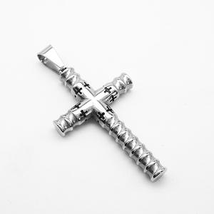 Religious Threaded <b>Cross</b> Non Anti Tarnish Free Waterproof Stainless Steel <b>Pendant</b> Fashion Jewelry Necklace <b>Men</b> Wholesale - Product Image 4