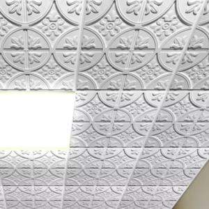 Hiện đại 3D PVC Trần nghệ thuật cho trung tâm khách sạn dễ dàng Trần lưới trang trí 3D gạch Trần Kết cấu bảng điều khiển cho các bức tường pared - Product Image 1