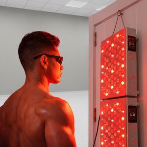 Panneau de luminothérapie rouge GLPE à 7 longueurs d'onde avec logo personnalisé, 0,0uT EMF, panneau de lumière rouge NIR de bureau 630-1060nm pour clinique professionnelle - Product Image 1