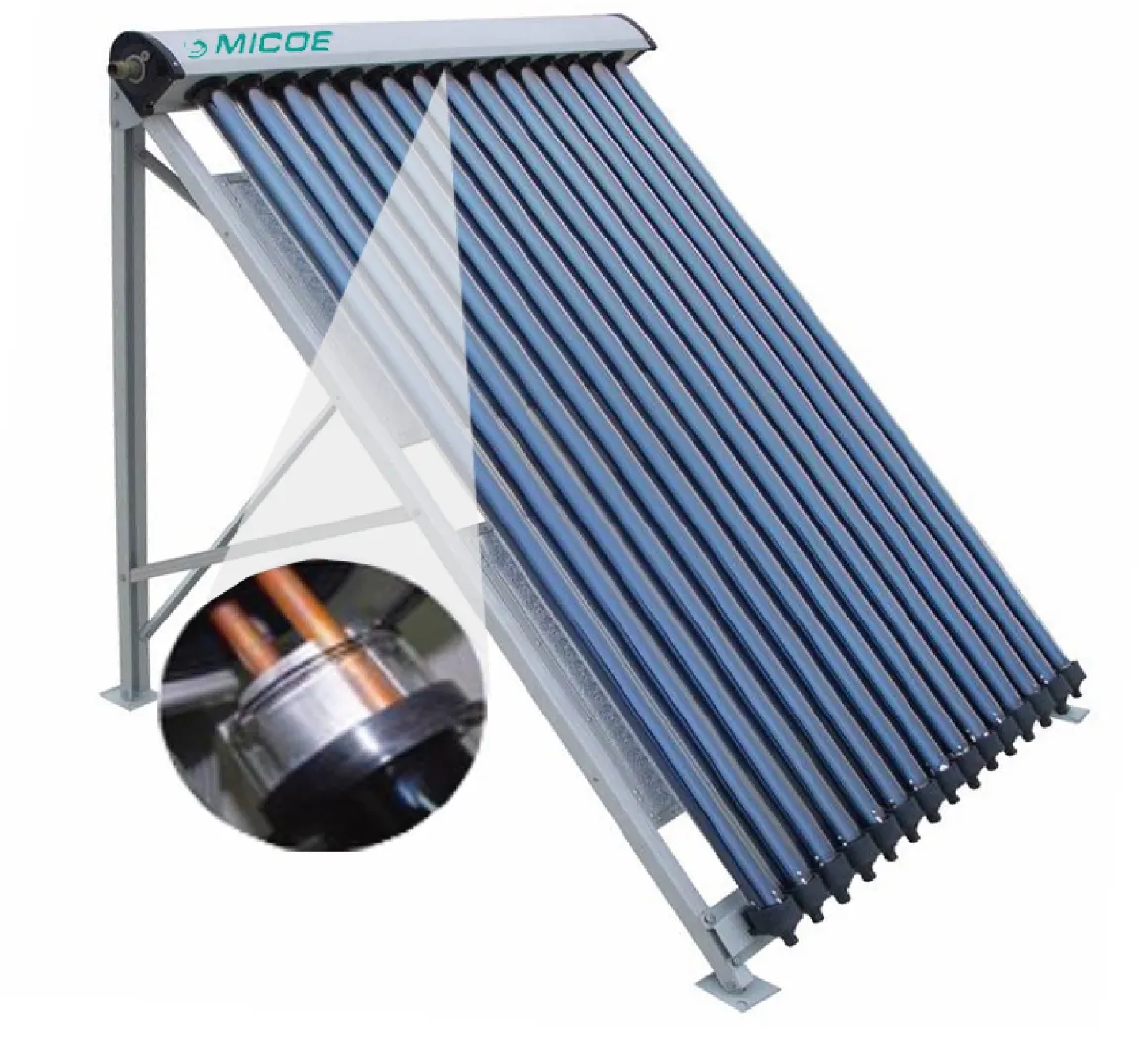 Micoe New Type Hi Pressure Evacuated Tube U Pipe Solar Thermal Water Collector OEM Factory 200L 300L Stainless Steel Split Solar