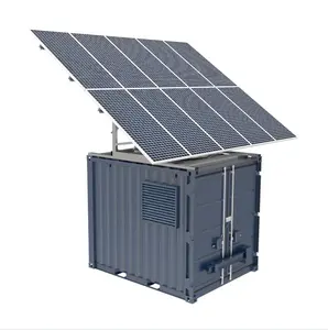 Station de recharge avec panneaux solaires centrale solaire portable station solaire 4 kw et panneaux solaires