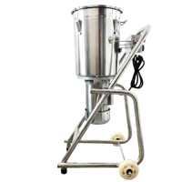 Grote capaciteit 32L verticale snijmachine, commerciële voedselblender, hakmachine voor voedsel, vlees, groenten, fruit en pulp.