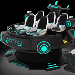 Simulador de Movimiento VR Circular de Seis Asientos, Máquina de Juegos de Cine Dinámico, Parque de Atracciones, Sala de Juegos Educativa para el Hogar - Product Image 1