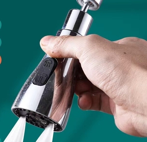 Extension de <span class=keywords><strong>robinet</strong></span> universelle moderne, bulleur en plastique, <span class=keywords><strong>lavabo</strong></span> de cuisine, pomme de douche multifonctionnelle anti-éclaboussures, rotative, extractible - Product Image 6