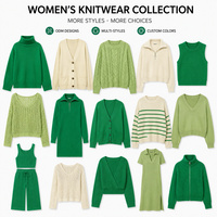 Pull personnalisé pour femme, col montant, tricot, manches longues, ample, pull en tricot, col roulé pour femme