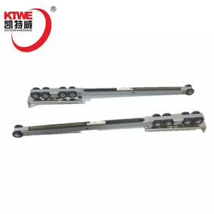 Высококачественный деревянный подвесной ролик для раздвижных дверей шкафа с буферной направляющей для раздвижных дверей - Product Image 1