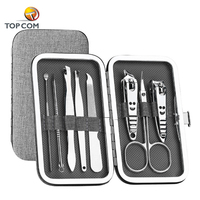Kit de manucure pour professionnels, kit d'outils professionnels, ensemble de couleurs, 8 en 1, 21 pièces