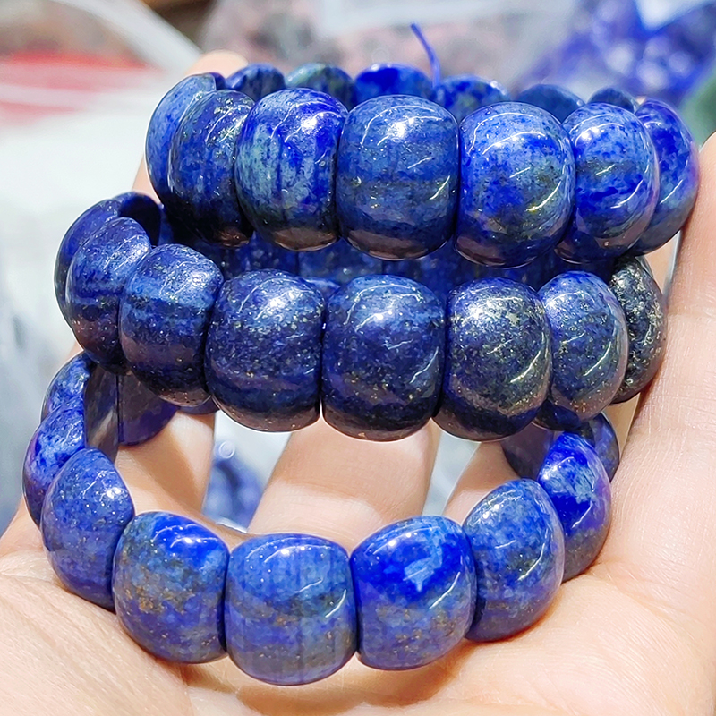 Bracelet Lapis Lazuli (Perles Arrondies)