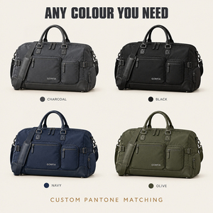 Nouveau Sac de Voyage de Luxe Gris 2027 Grande Capacité en Nylon Multi-Poches Sac à Dos de Voyage Vente en Gros Conception Personnalisée OEM - Product Image 3