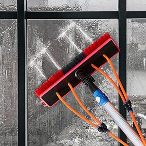 Wholesale 26 Ft Adjustable Solar Panel Cleaning Brush Water Fed Pole Cleaning Kit Outdoor <b>Window</b> Washing Equipment System - Product Image 3