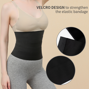 XSSHAPE <span class=keywords><strong>Fascia</strong></span> <span class=keywords><strong>Elastica</strong></span> Modellante in Tela Traspirante Ecologica Antibatterica con Logo Personalizzato 13CM per Donne, per Perdita di Peso - Product Image 4
