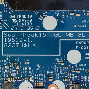 Original nouveau pour Dell Latitude 5520/Precision 3560 carte mère i7-1185G7 0WCR7D South Peak 15 TGL MB 8L 19819-1 - Product Image 4