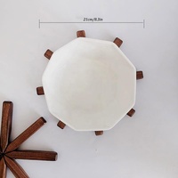 Produits très demandés : Accessoires de bar – Sous-verre pliable en bois pour tasses à café, design arbre, avec support de table