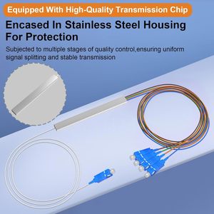 Divisor PLC de Fibra Óptica Tipo Mini <span class=keywords><strong>SC</strong></span> UPC Multicolor de 0.9 MM para Proyecto FTTH KEXINT - Product Image 4