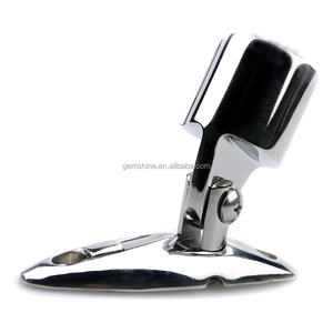 Accessoires de bimini pour <span class=keywords><strong>bateau</strong></span> en acier inoxydable 316, quincaillerie marine, charnière de pont pivotante à 360 degrés avec goupille amovible - Product Image 2