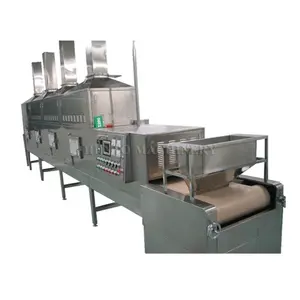 High Speed Microwave Sterilizer Tunnel / Mealworm Microwave Dry Oven / Microwave Drying Mealworms