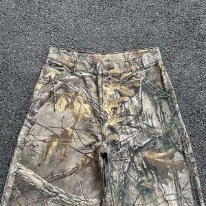 High Quality Stacked Camouflaged Straight Wide Leg <strong>Real</strong> Tree Camo Pants Manufacturer Custom Printing Casual <strong>Denim</strong> New Trending - Product Image 3