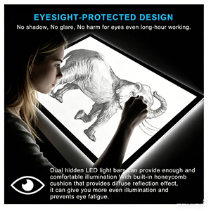 Tablette lumineuse LED A4 à piles pour dessin, traçage artistique, animation et croquis – Offre Spéciale - Product Image 1
