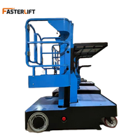 Chariot élévateur de tri à entraînement hydraulique haute efficacité pour entrepôt, capacité 300 kg, hauteur de travail 5 m, certifié CE