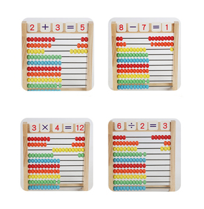 JUGUETES EDUCATIVOS MONTESSORI DE MADERA ÁBACO DE MADERA BEBÉ MATEMÁTICAS CÁLCULO JUGUETES DE MADERA JUGUETE DE APRENDIZAJE TEMPRANO - Product Image 4