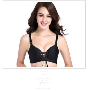 Sangles de soutien-gorge respirantes d'été pour femmes tasse en nid d'abeille <span class=keywords><strong>avec</strong></span> soutien-gorge respirant en tissage tricoté réglable sans anneaux en acier - Product Image 2
