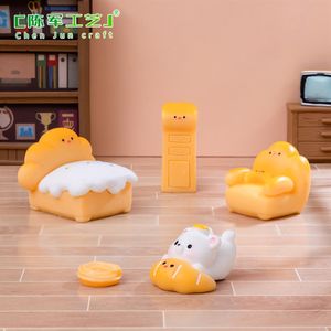 Accesorios Decorativos para Casa <span class=keywords><strong>de</strong></span> Muñecas, Miniaturas <span class=keywords><strong>de</strong></span> Comida para Jugar, Adornos Pequeños para Escritorio, Micro-Paisaje <span class=keywords><strong>de</strong></span> Osito <span class=keywords><strong>de</strong></span> <span class=keywords><strong>Pan</strong></span> - Product Image 3