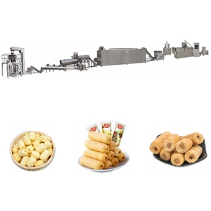 Máquina automática para hacer bocadillos de arroz y maíz inflado, capacidad de 120 kg/h, origen chino - Product Image 1