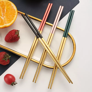 <span class=keywords><strong>Palillos</strong></span> <span class=keywords><strong>Coreanos</strong></span> de Acero Inoxidable 304 Antideslizantes con Logotipo Personalizado, <span class=keywords><strong>Palillos</strong></span> Japoneses <span class=keywords><strong>para</strong></span> Sushi - Product Image 1