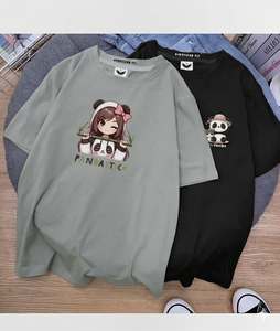 Camiseta Premium para Mujer 100% Algodón con Estampado Gráfico de Corazón, Transpirable, Antiarrugas y de Secado Rápido para Uso Casual - Product Image 1