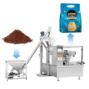 Máquinas automáticas de llenado y sellado de café en polvo de especias Máquina empacadora de pesaje de cacao en polvo