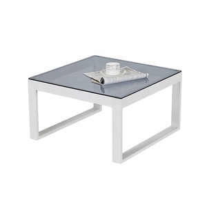 Ensemble de canapé d'angle en aluminium pour jardin extérieur en forme de L, 5 places, avec chaise longue réglable - Product Image 3