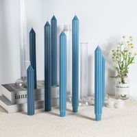 Moule à bougie en cire en forme de tige, série Rack Rack Candle Rod Wax, pour la première simulation d'examen, multi-usage, sans déformation, fabrication manuelle DIY