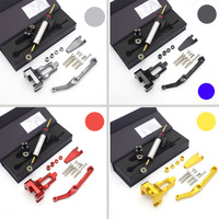 MT09 FJ-09 braket peredam kemudi, perlengkapan dudukan CNC aluminium MT-09 Tracer suku cadang sepeda motor