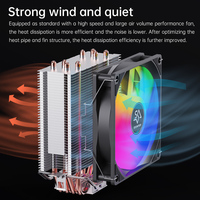 SNOWMAN 120mm rvb PC ventilateurs CPU refroidisseur LED boîtier d'ordinateur carte mère Logo personnalisé 12V tension détaillant en gros CPU dissipateur thermique