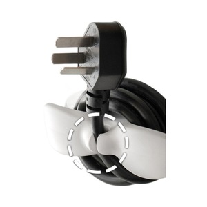Kitchen Cord Winder TPR Cable Management For Appliances White And Black Durable - Product Image 5