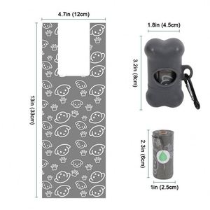 Fabricant en gros de sacs à déchets pour animaux de compagnie biodégradables personnalisés en pack familial, sacs de compostage pour excréments de chien avec poignée - Product Image 2