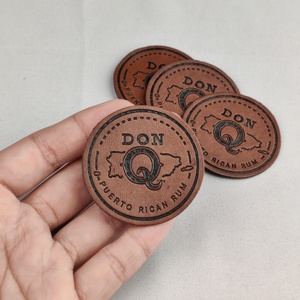 Etiqueta de cuero PU personalizada de alta calidad al por mayor, logotipo en relieve, parche de cuero personalizado para Vaqueros, etiqueta para bolso, etiqueta PU, parches de cuero - Product Image 6