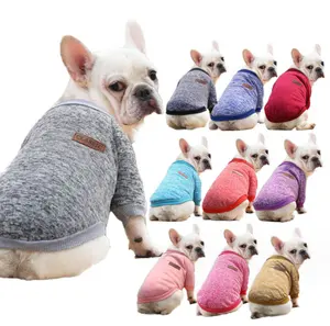 Classic Knitwear Sweater Fleece Coat Soft Thickening Warm Shirt Winter Pet Dog Cat Clothes Puppy Costume Clothing for Small Dog