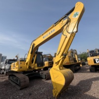 Gebrauchter Komatsu PC220 22-Tonnen-Raupenbagger mit Originalmotor und Niedrigem Kraftstoffverbrauch für Kommunale Erdarbeiten und Straßenbau
