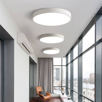 Plafonnier LED simple et moderne pour la maison, rectangulaire pour le salon, rond pour la chambre, la cuisine, le balcon, éclairage