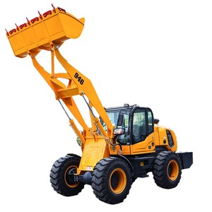 Pelle de construction à quatre roues motrices pour le nettoyage du fumier agricole, le chargement et le déchargement du sable - Product Image 5