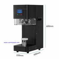 Machine de scellage semi-automatique 2026 pour canettes en plastique, machine à sertir les couvercles de canettes de bière, machine de scellage sous pression pour canettes de soda et de thé pétillant