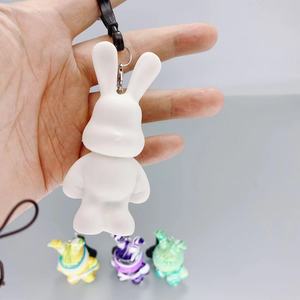 Porte-clés ours fluide DIY pour <span class=keywords><strong>enfants</strong></span>, porte-clés lapin de dessin animé mignon pour cadeaux - Product Image 1