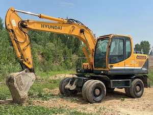 Pneus de haute qualité pelle 150w-9 d'occasion en bon état pelle Hyundai 150W-9 pelle hydraulique sur pneus - Product Image 4